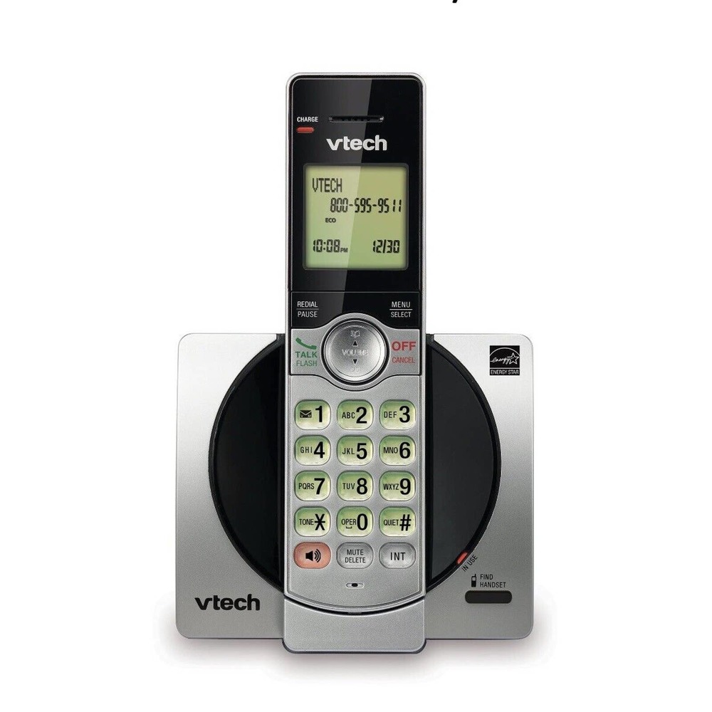 Vtech CS6919 DECT 6.0 Cordless Phone System W/ Caller ID Telephone SILVER